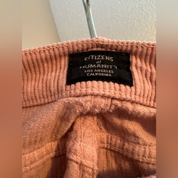 CITIZENS OF HUMANITY corduroy PINK jeans - Picture 2 of 8